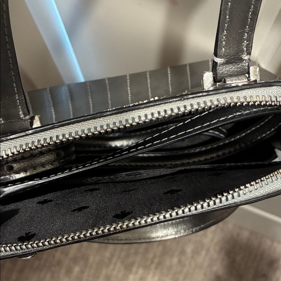 Kate Spade Metallic Silver Satchel